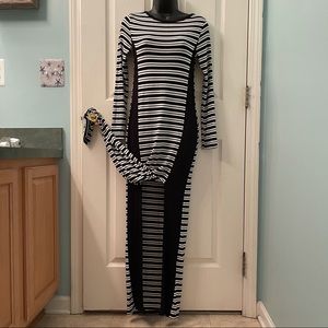 Y2K Long Dress with Slits, NWT